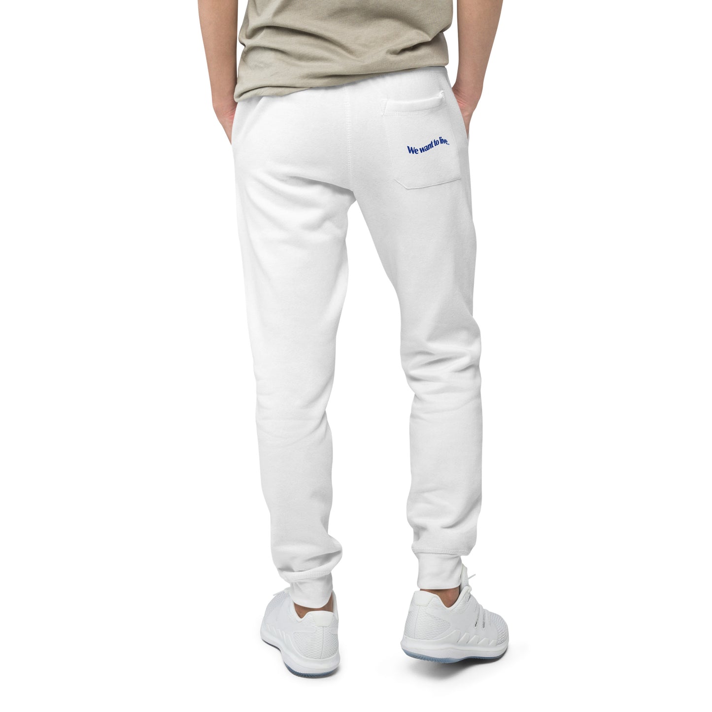 UNIFORM- sweatpants- white